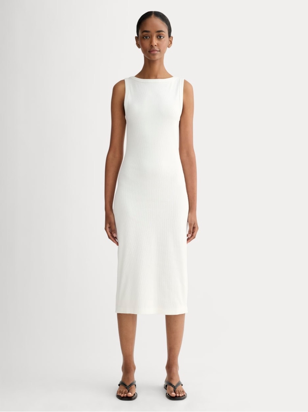 Everlane The Selfie Tank Dress in White